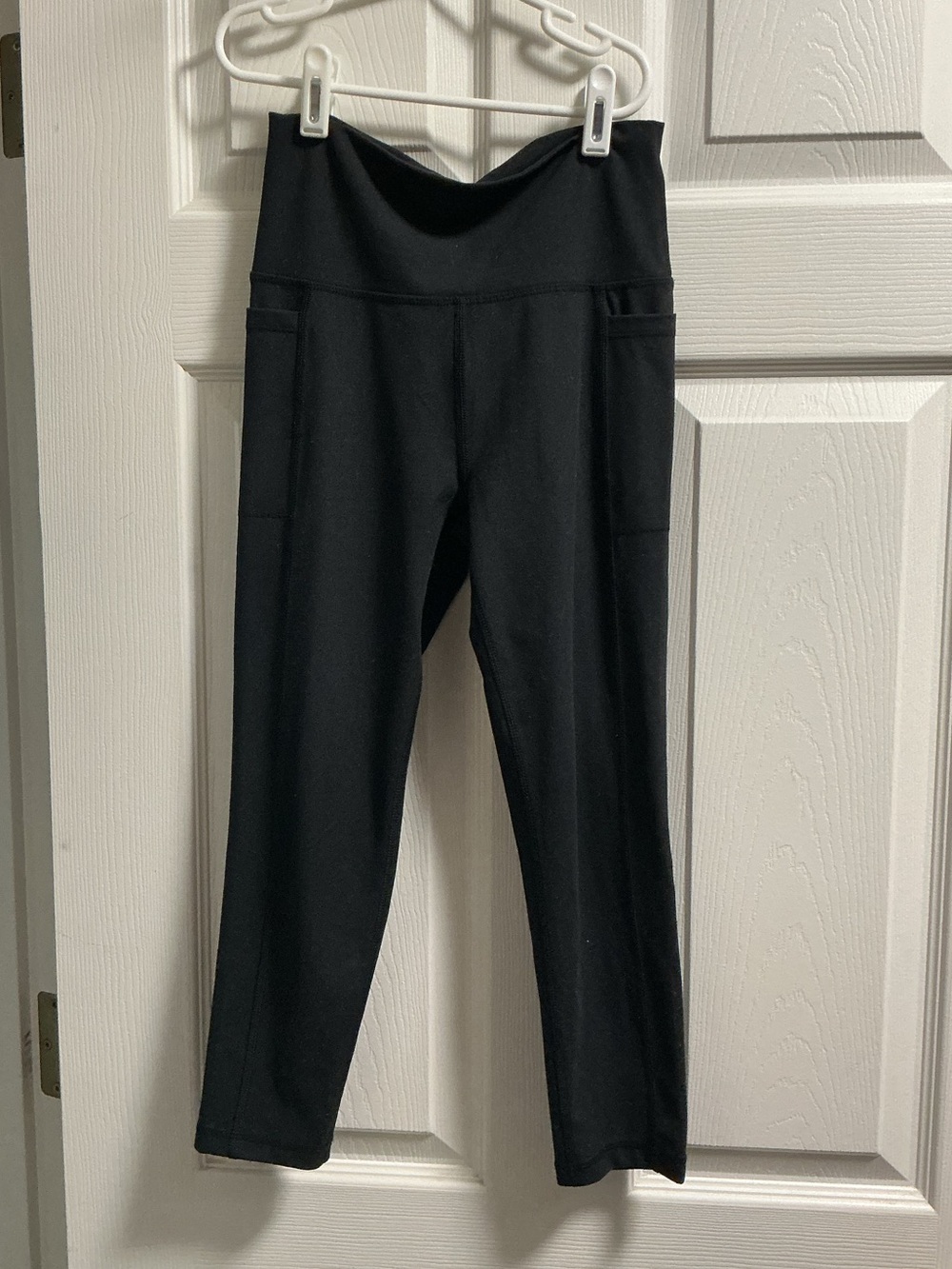 DSG Black High-Waist Kids Leggings with Side Pockets